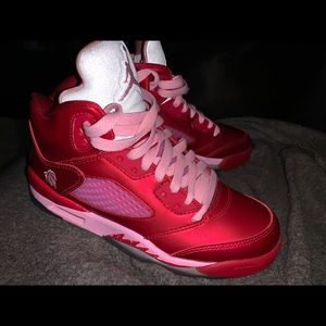 Nike Air Jordans Retro 5 Valentines Day (GS)